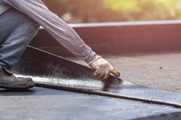 Professional Vapor Barrier Installation technician working in Kent City, MI